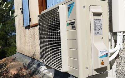 Installation d’une climatisation réversible Daikin Sensira à Aix en Provence