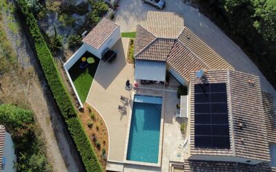 Installation solaire photovoltaiques de 6,75 kWc au Puy-sainte-Réparade